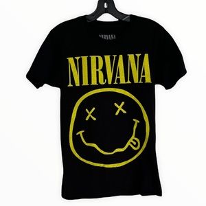 NIRVANA YELLOW SMILEY T-SHIRT